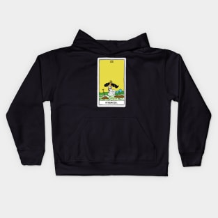 Strength Tarot Card With A Deathly Twist Kids Hoodie